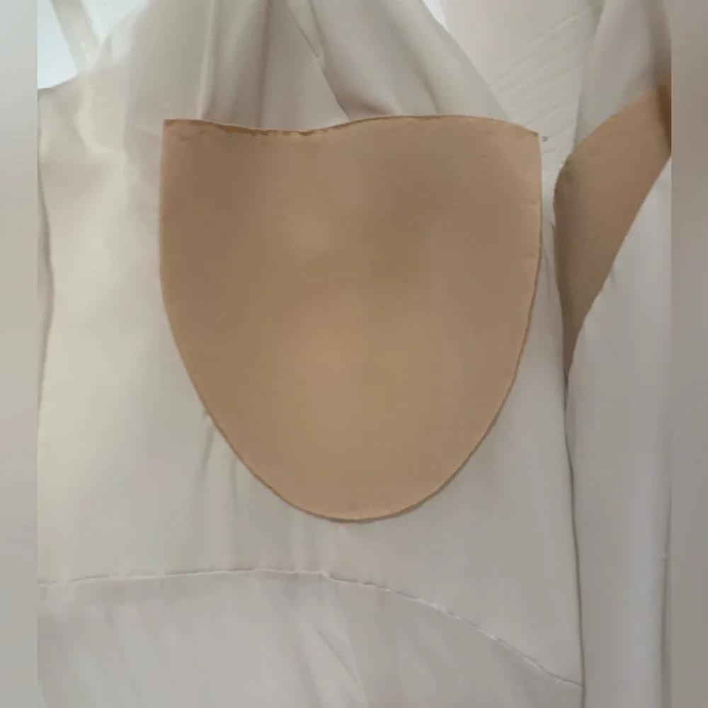 Hayley Paige Bridal Wedding Chiffon Jumpsuit Style 5710 Ivory - Picture 6 of 11